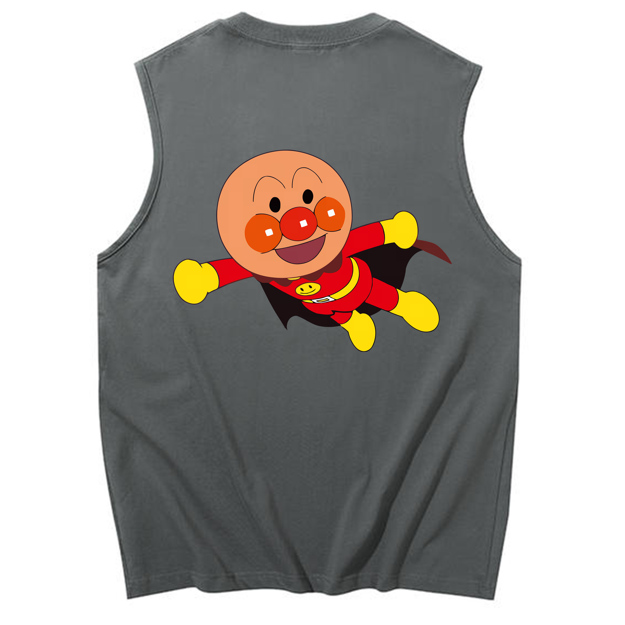 （画像用） アンパンマン Anpanman コットン100％タンクトップ（背面プリント）